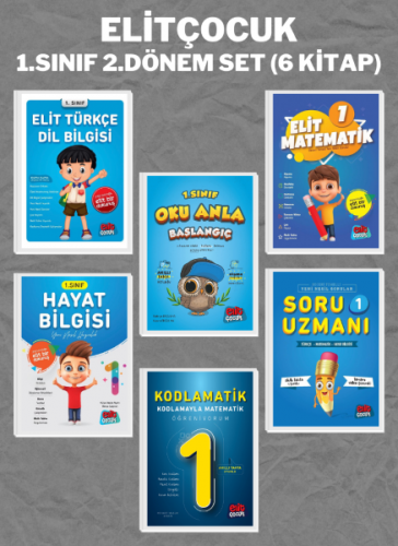 Elitçocuk 1. Sınıf 2. Dönem Set (6 Kitap)