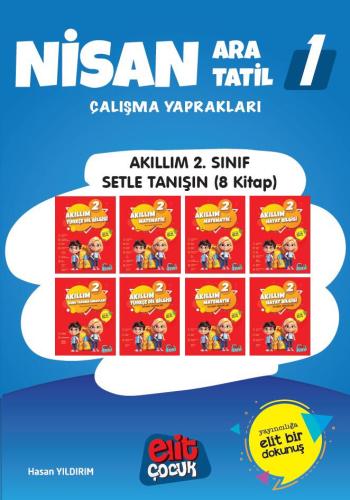 Elitçocuk 1. Sınıf Nisan Ara Tatili Çalışma Yaprakları (2024 Eski Müfredat)